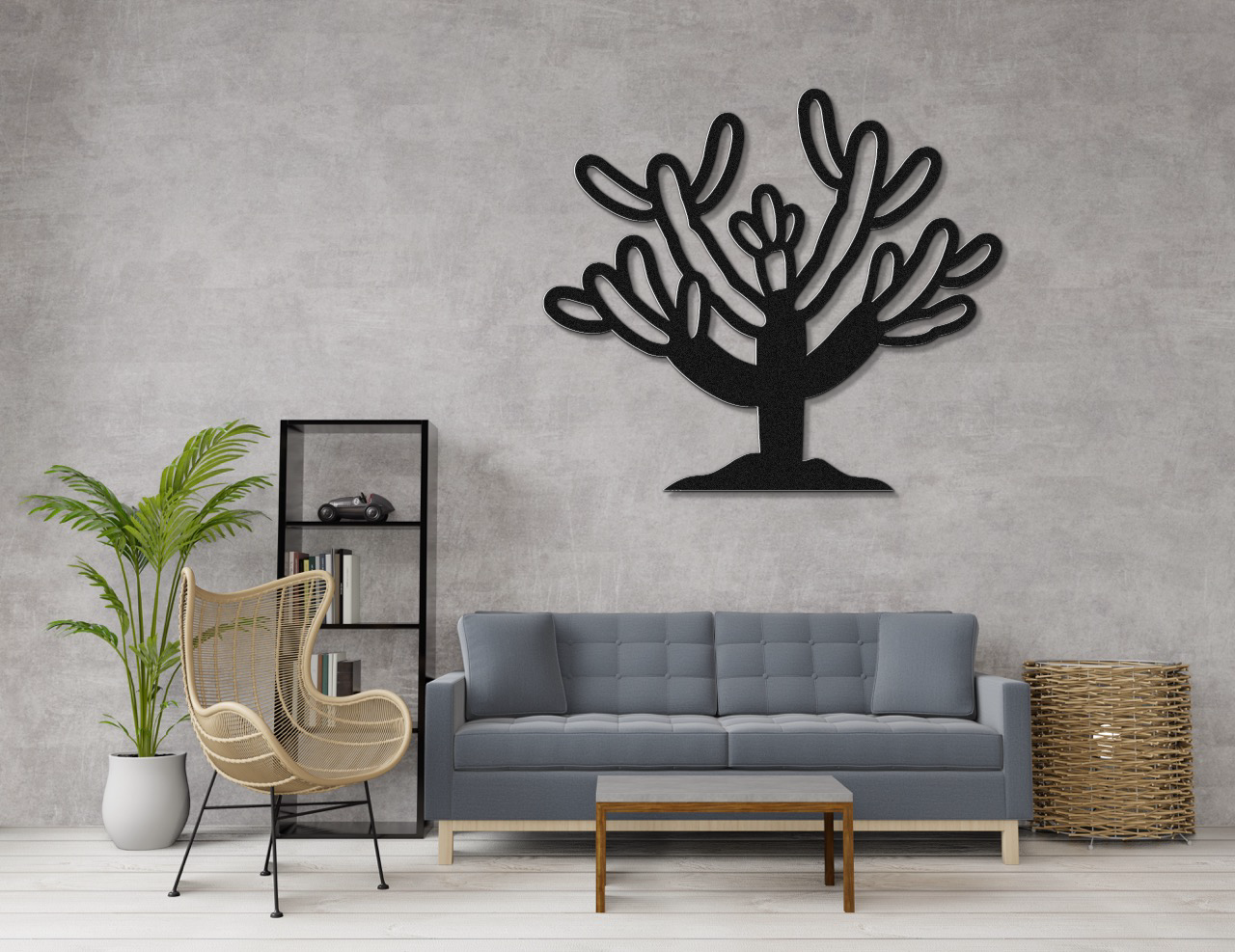 Cholla Metal Wall Art