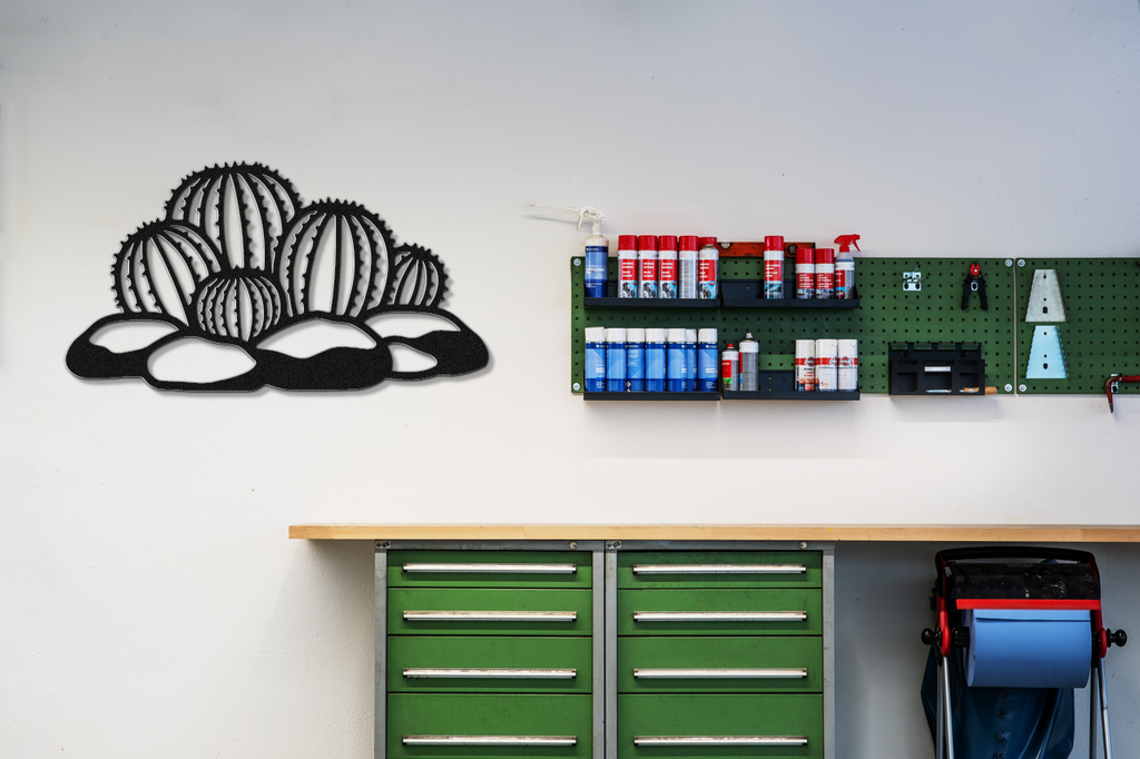 Barrel Cactus Metal Wall Art