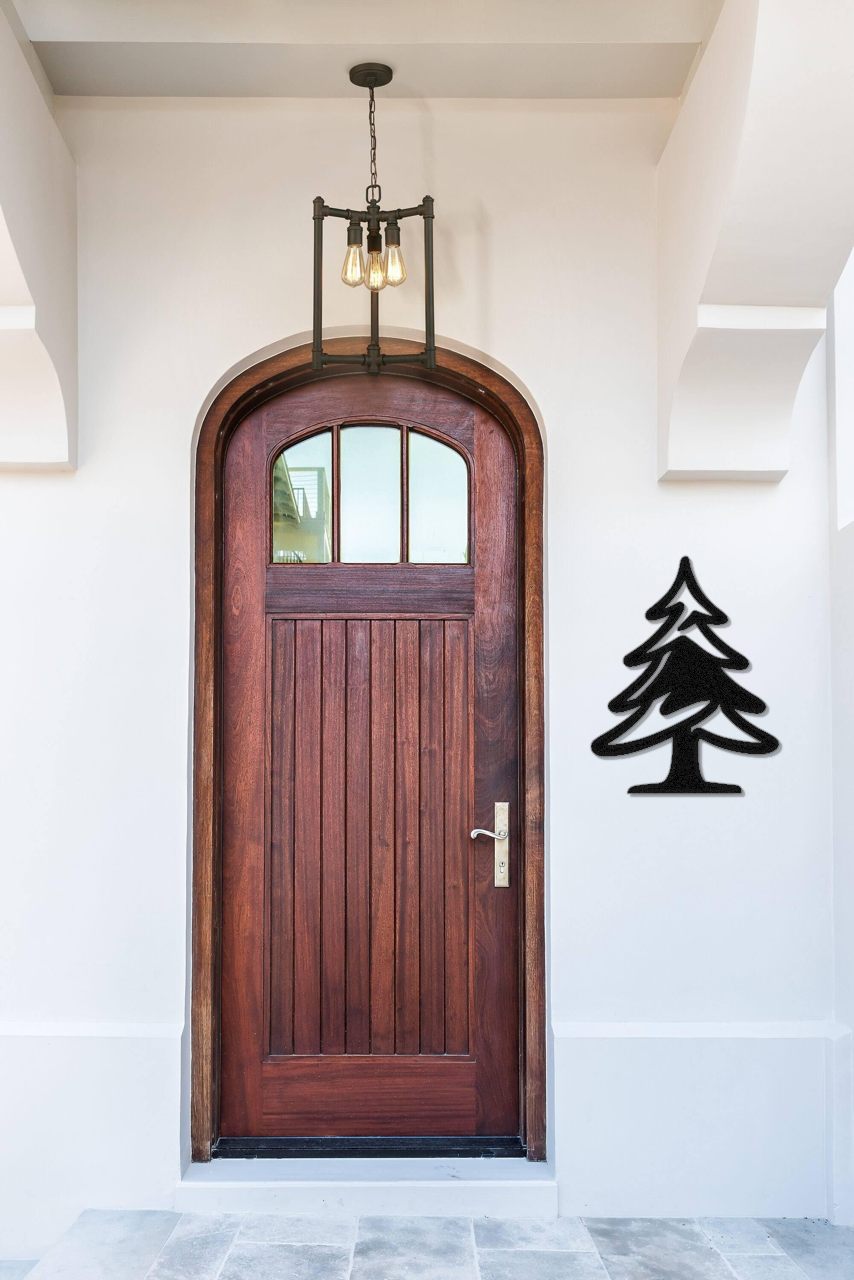 Pine Tree Metal Wall Art