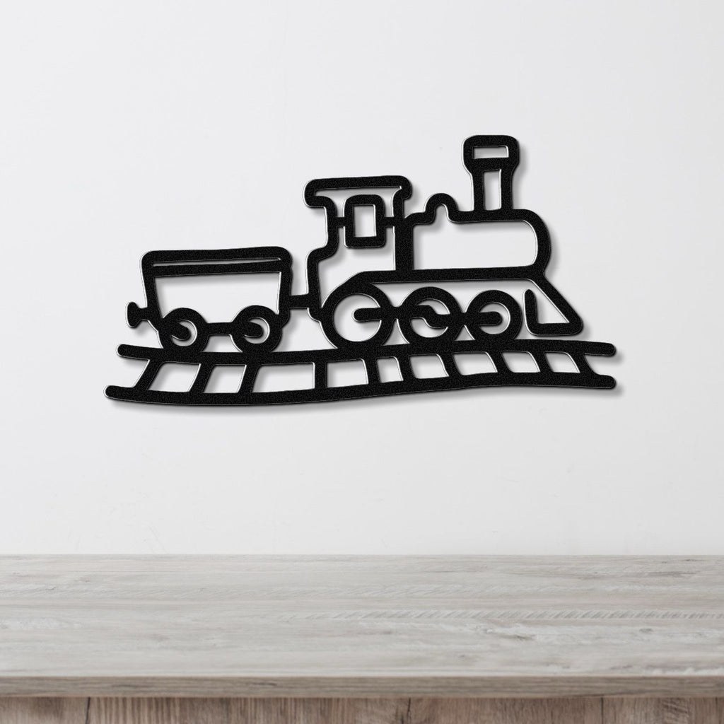 Train Metal Wall Art