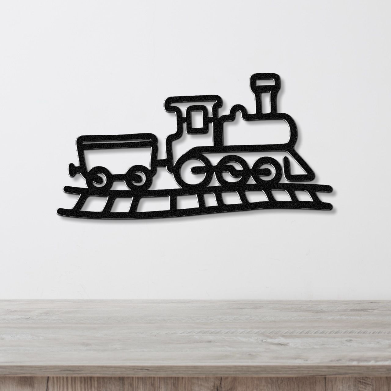 Train Metal Wall Art
