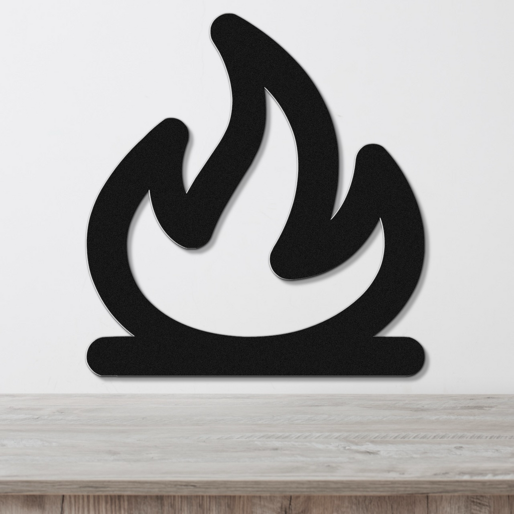 Campfire Metal Wall Art
