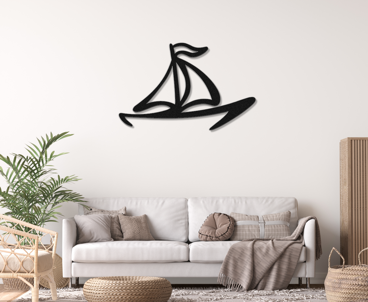 Sailboat Metal Wall Art