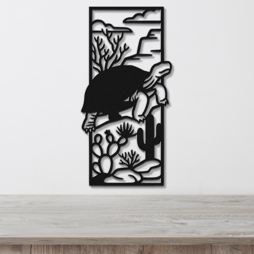 Desert Tortoise Metal Wall Art