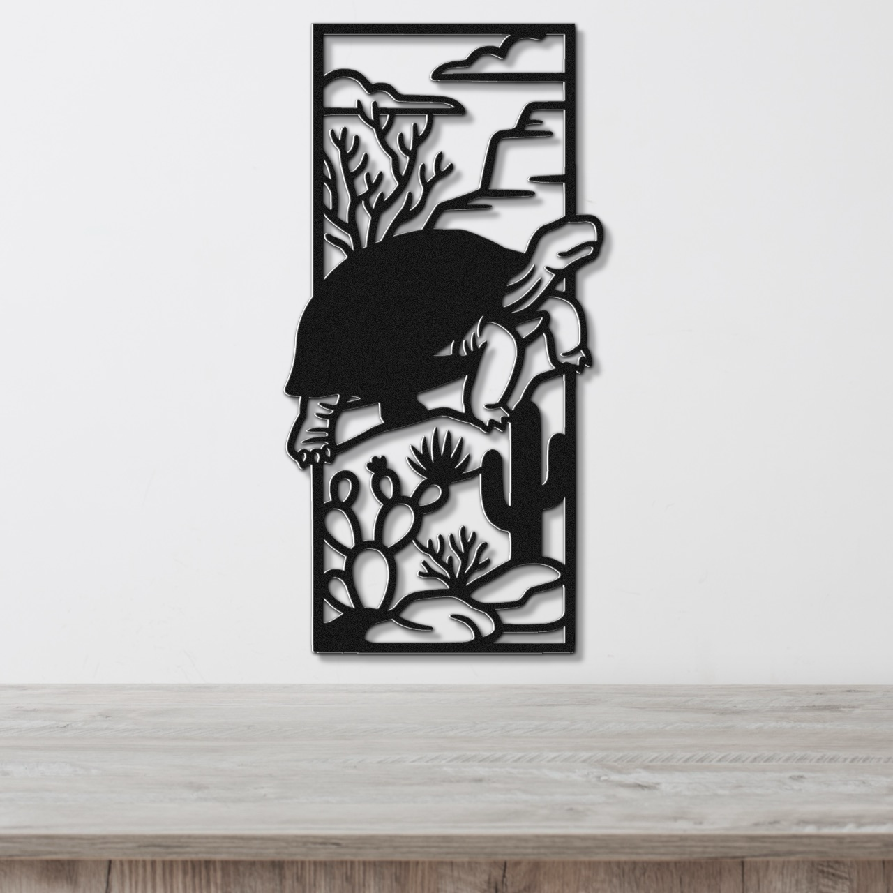 Desert Tortoise Metal Wall Art