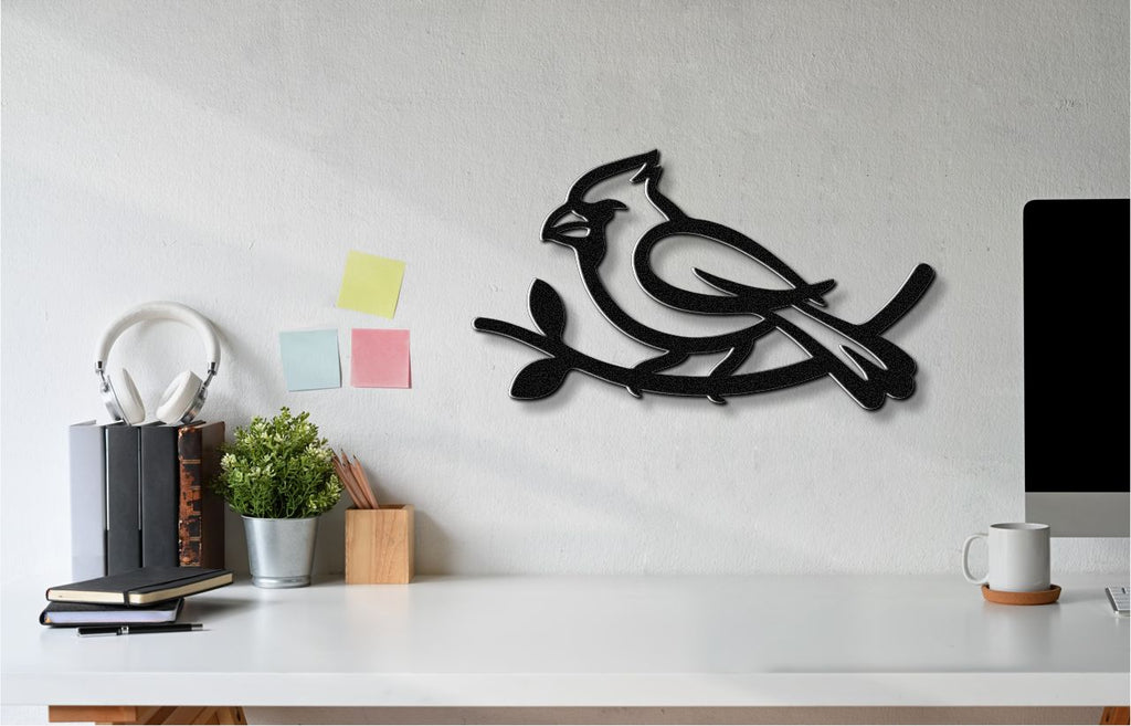 Cardinal Metal Wall Art