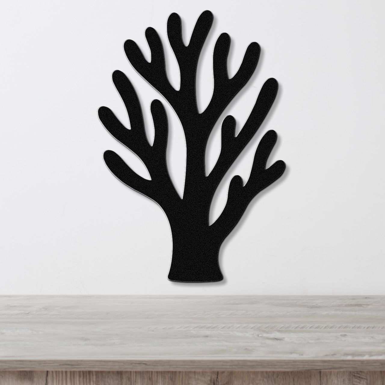 Coral Metal Wall Art