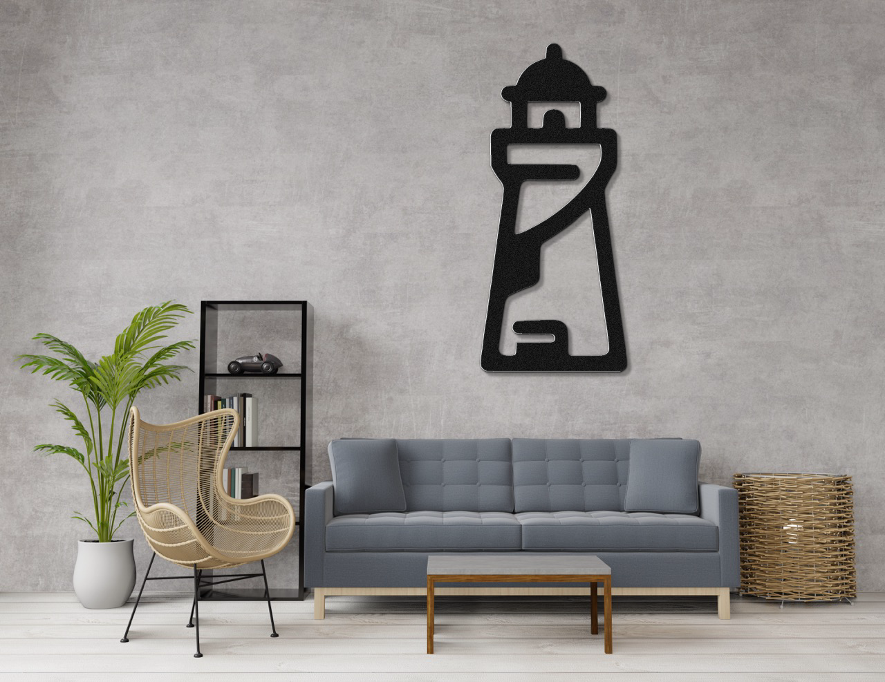 Lighthouse Metal Wall Art