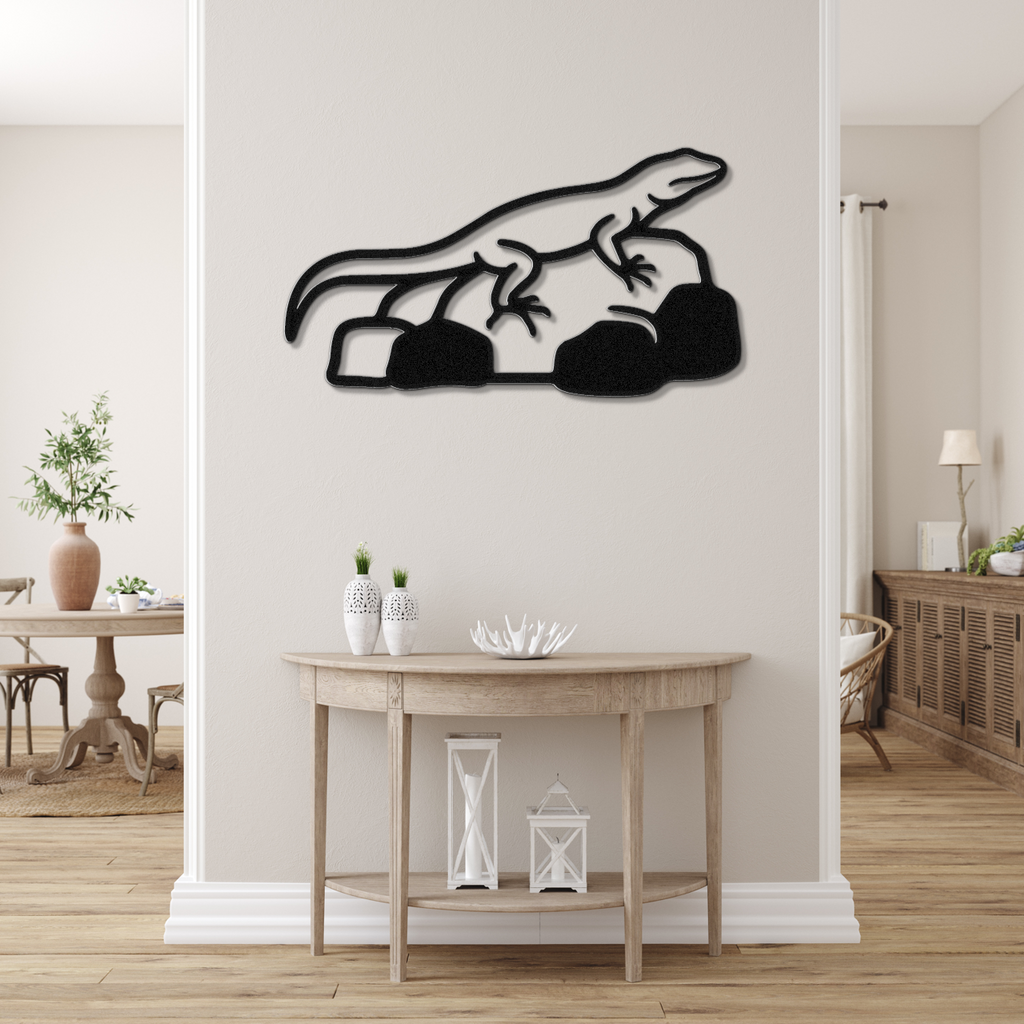 Lizard Metal Wall Art
