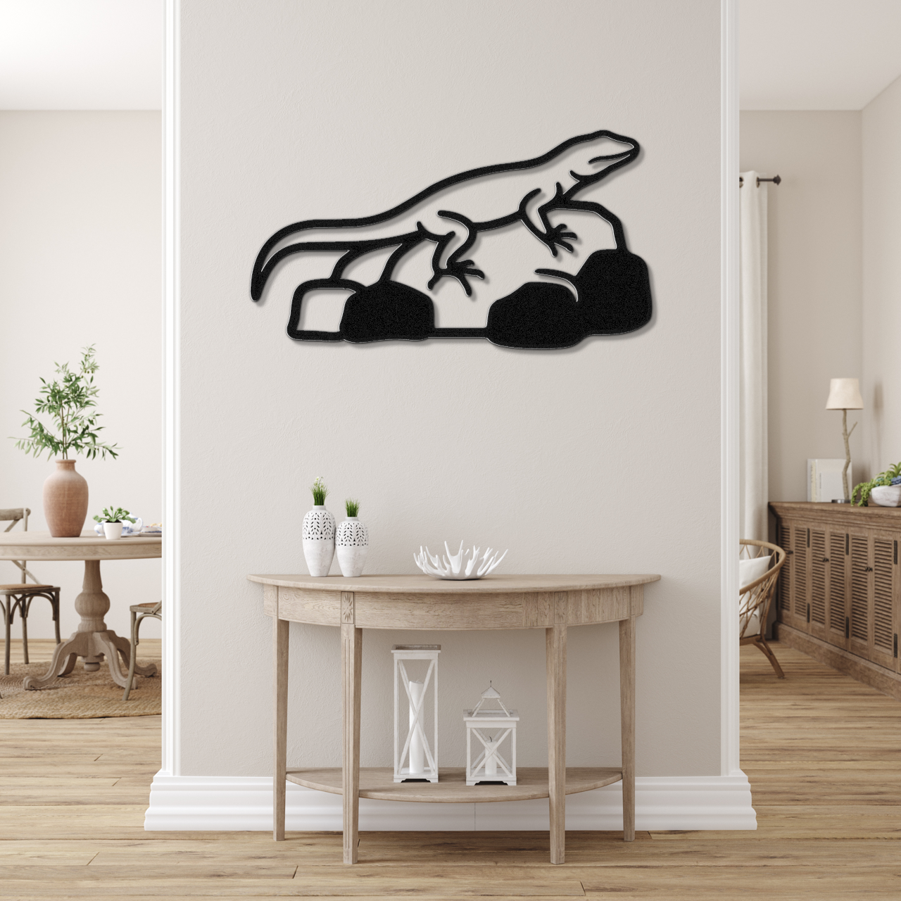 Lizard Metal Wall Art