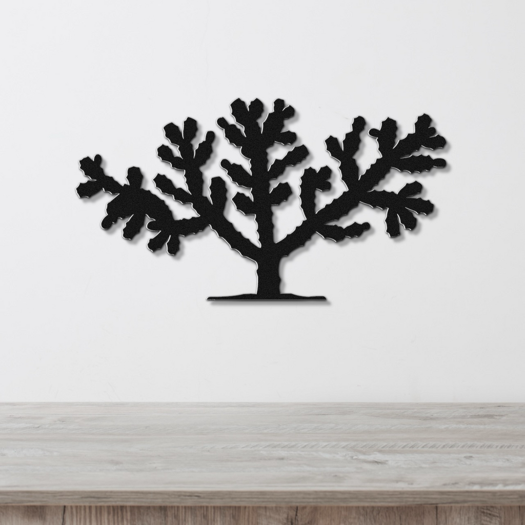 Cholla Cactus Metal Wall Art