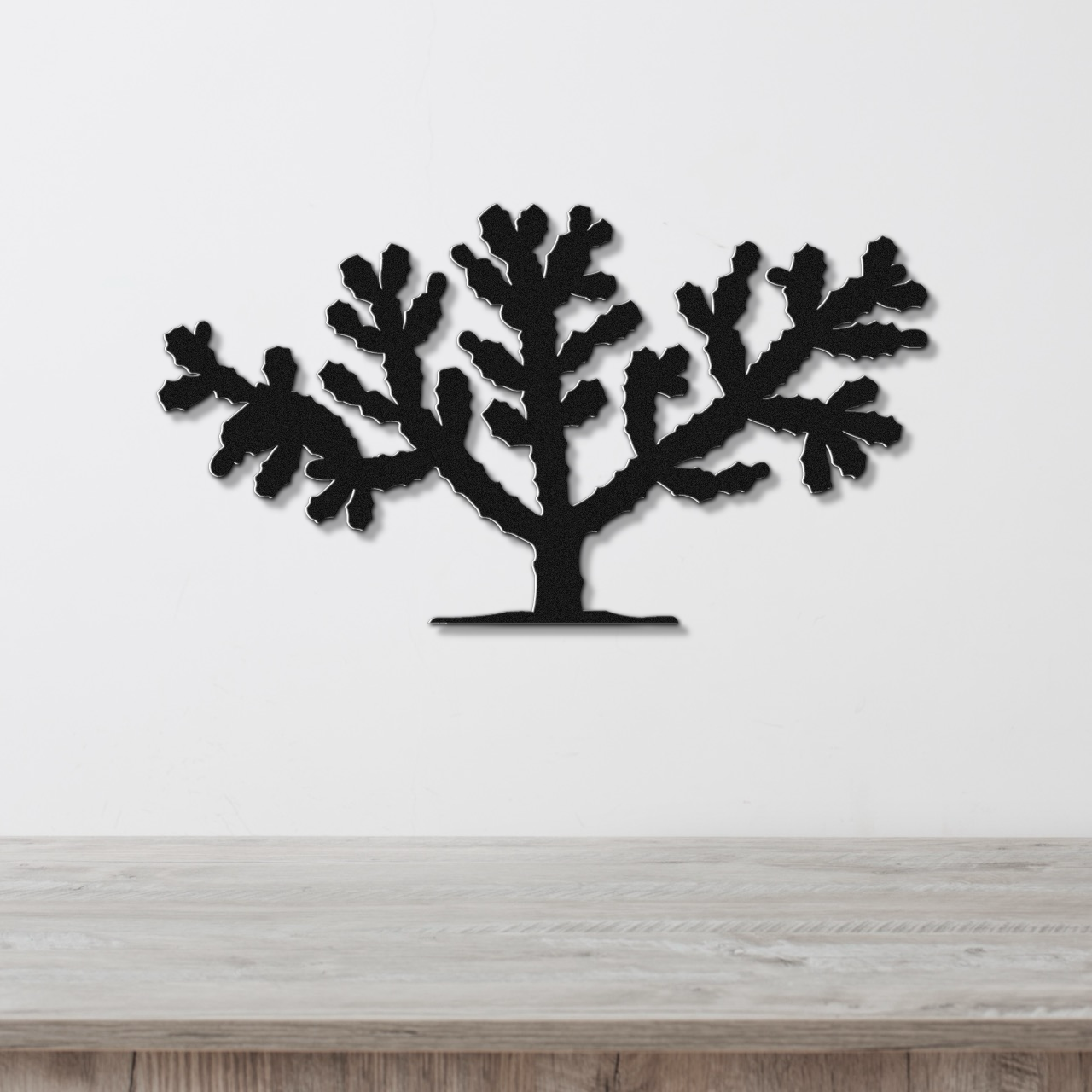 Cholla Cactus Metal Wall Art