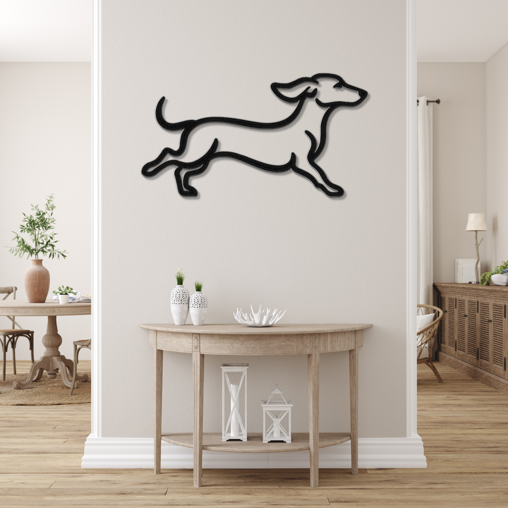 Dachshund Metal Wall Art