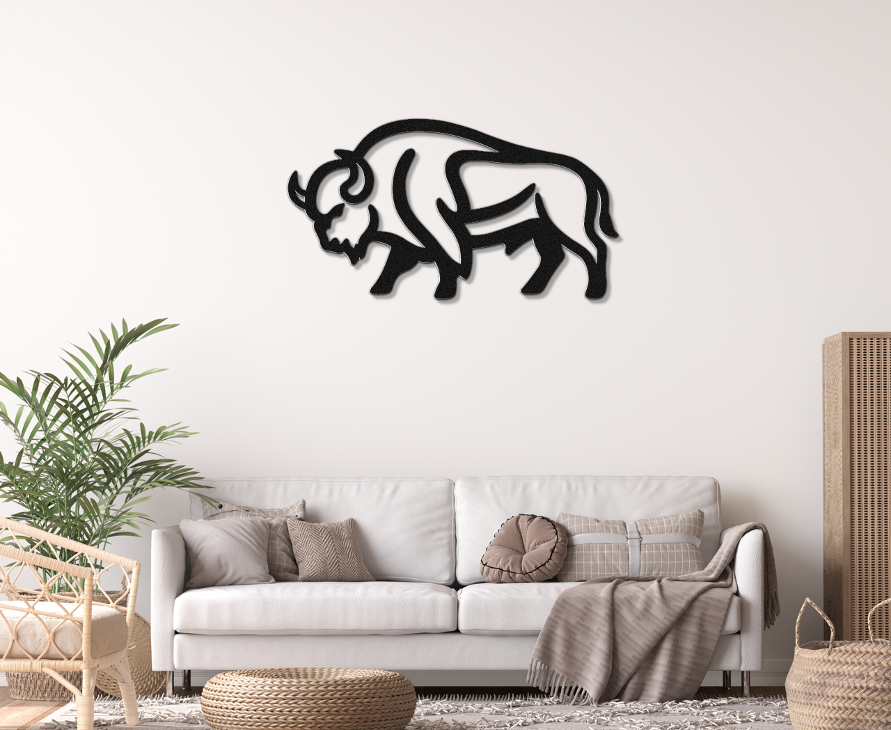 Buffalo Metal Wall Art