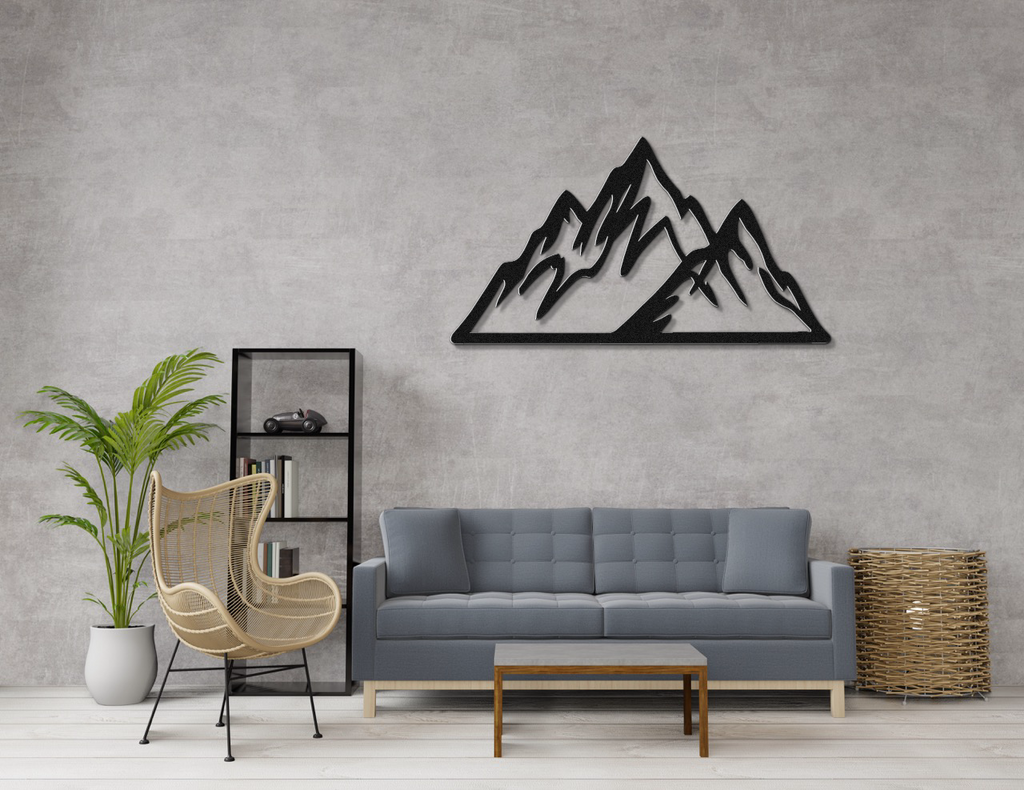 Mountains Metal Wall Art
