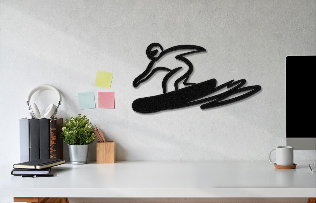 Snowboarding Metal Wall Art