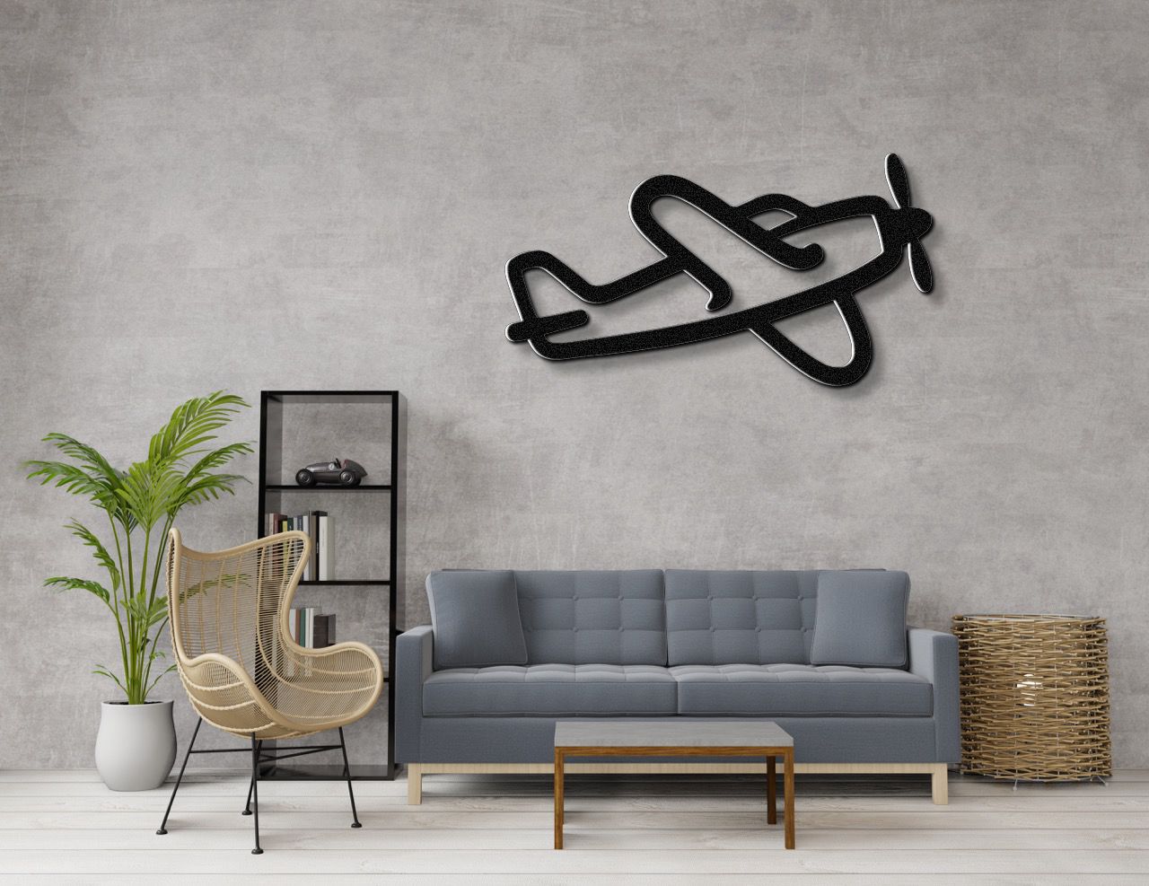 Airplane Metal Wall Art