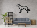 Borzoi Dog Metal Wall Art