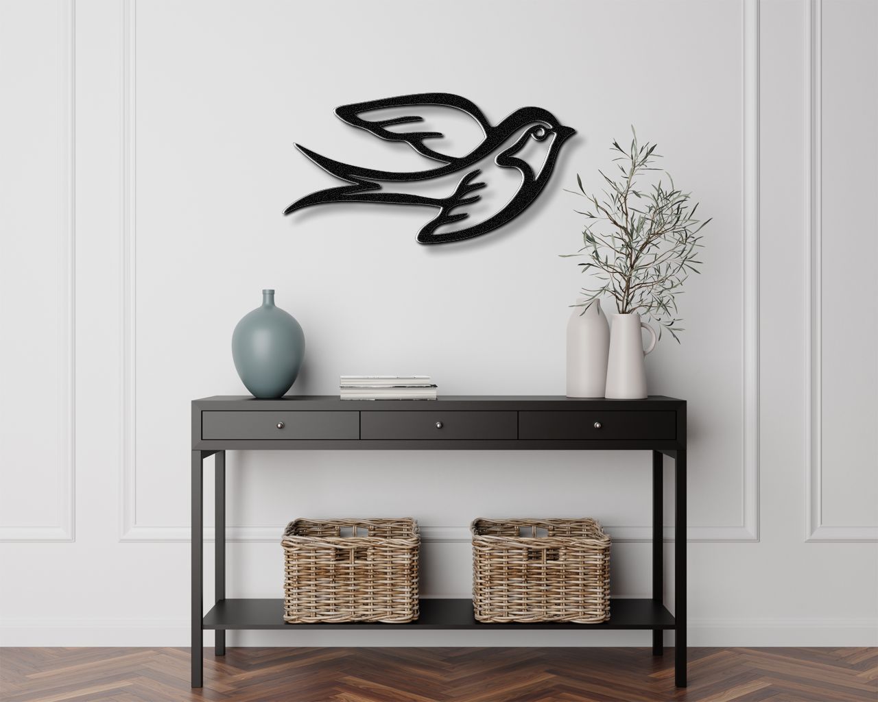 Swallow Bird Metal Wall Art