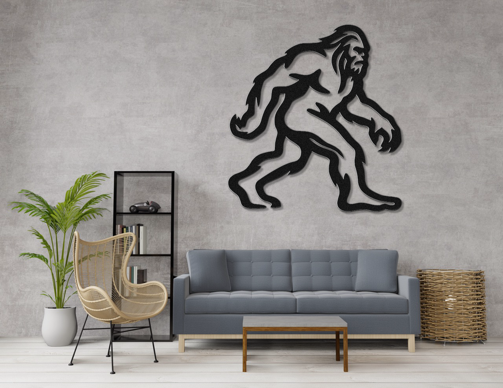 Bigfoot Metal Wall Art