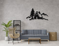 Mountain Cabin Metal Wall Art