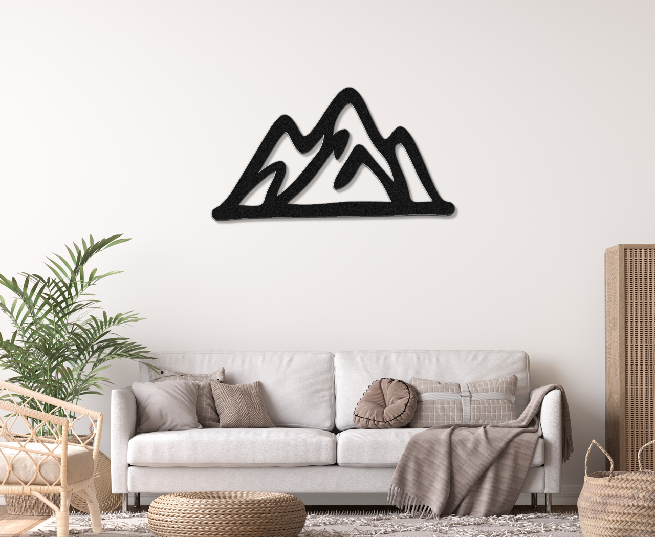 Mountains Metal Wall Art