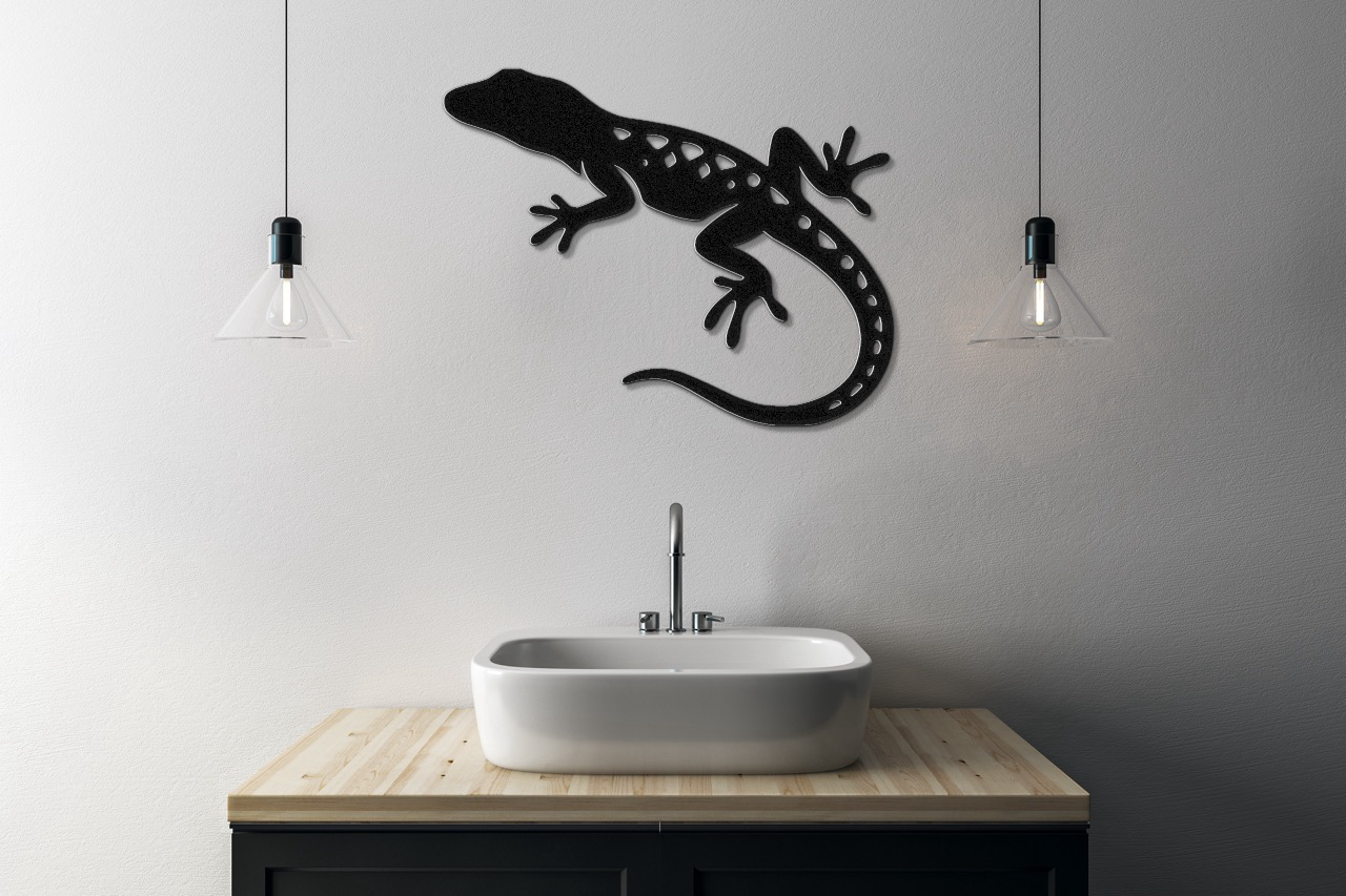 Lizard Metal Wall Art