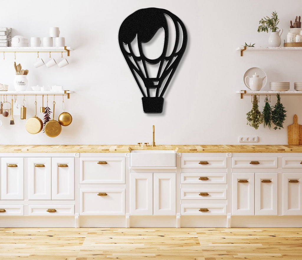 Hot Air Balloon Metal Wall Art