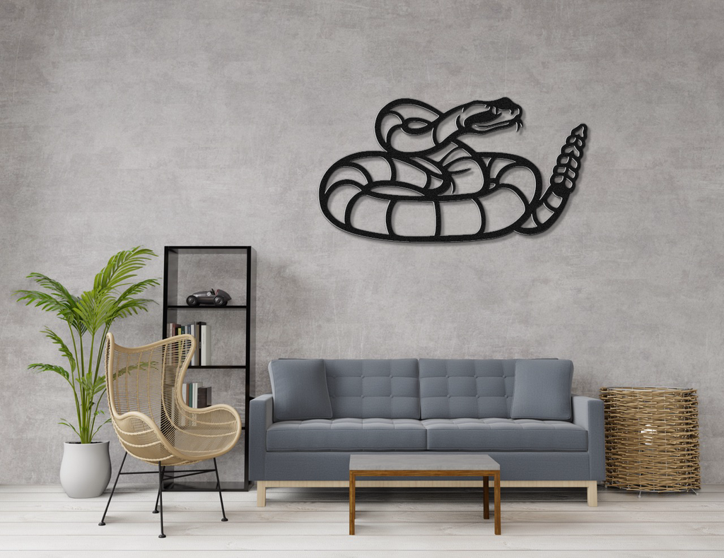 Snake Metal Wall Art