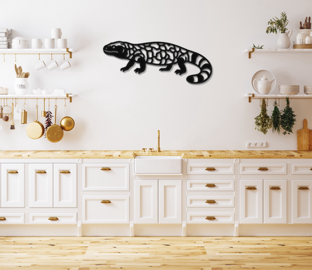 Gila Monster Metal Wall Art