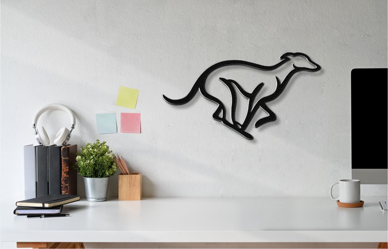 Greyhound Metal Wall Art
