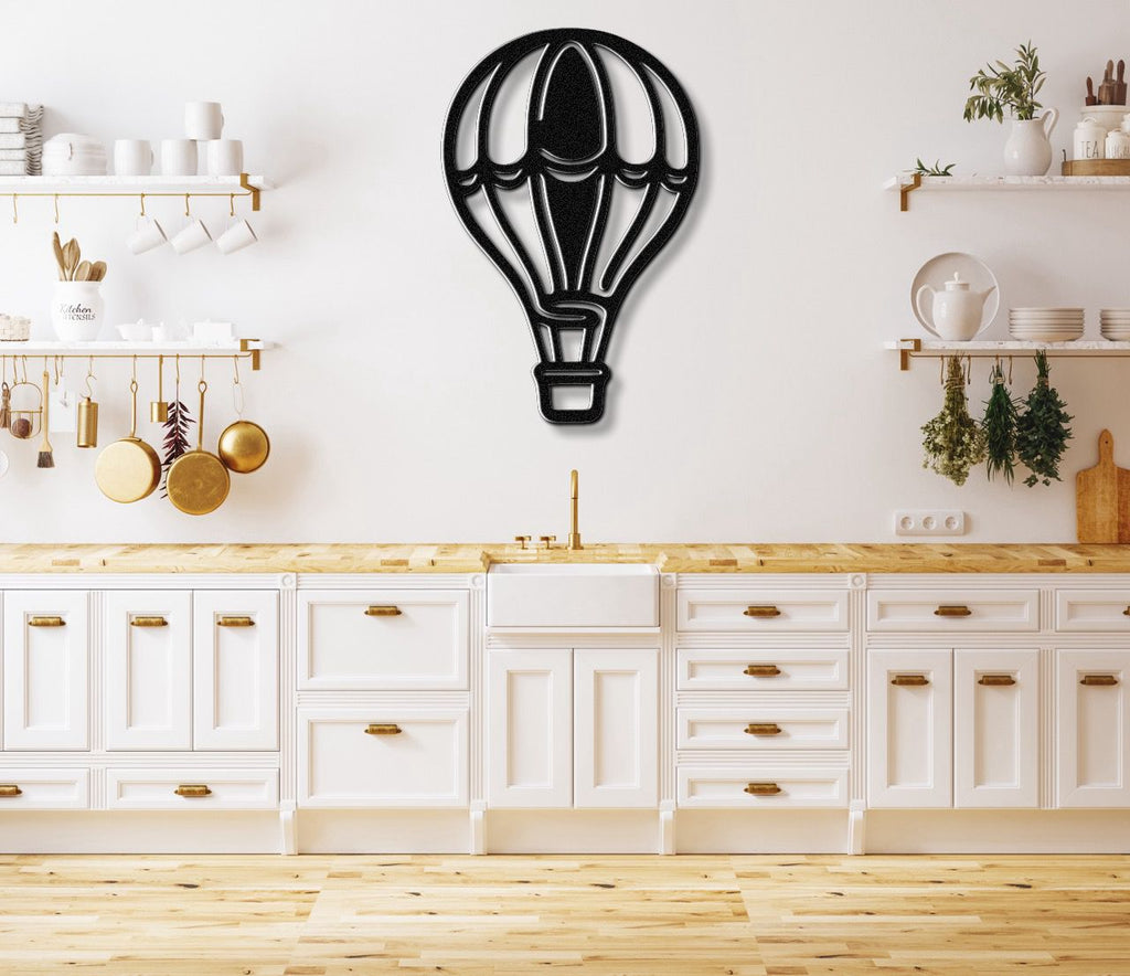 Hot Air Balloon Metal Wall Art
