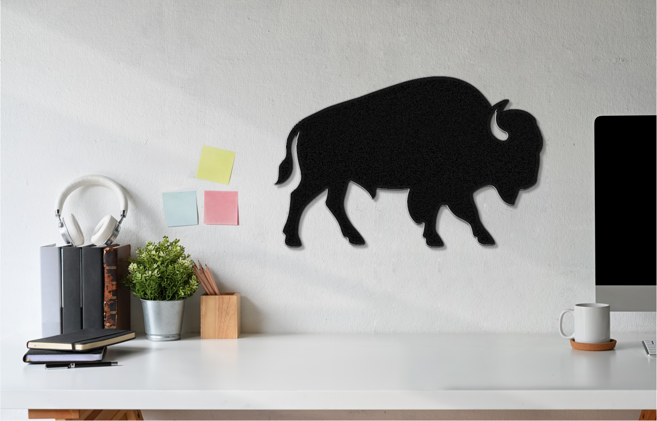 Buffalo Metal Wall Art