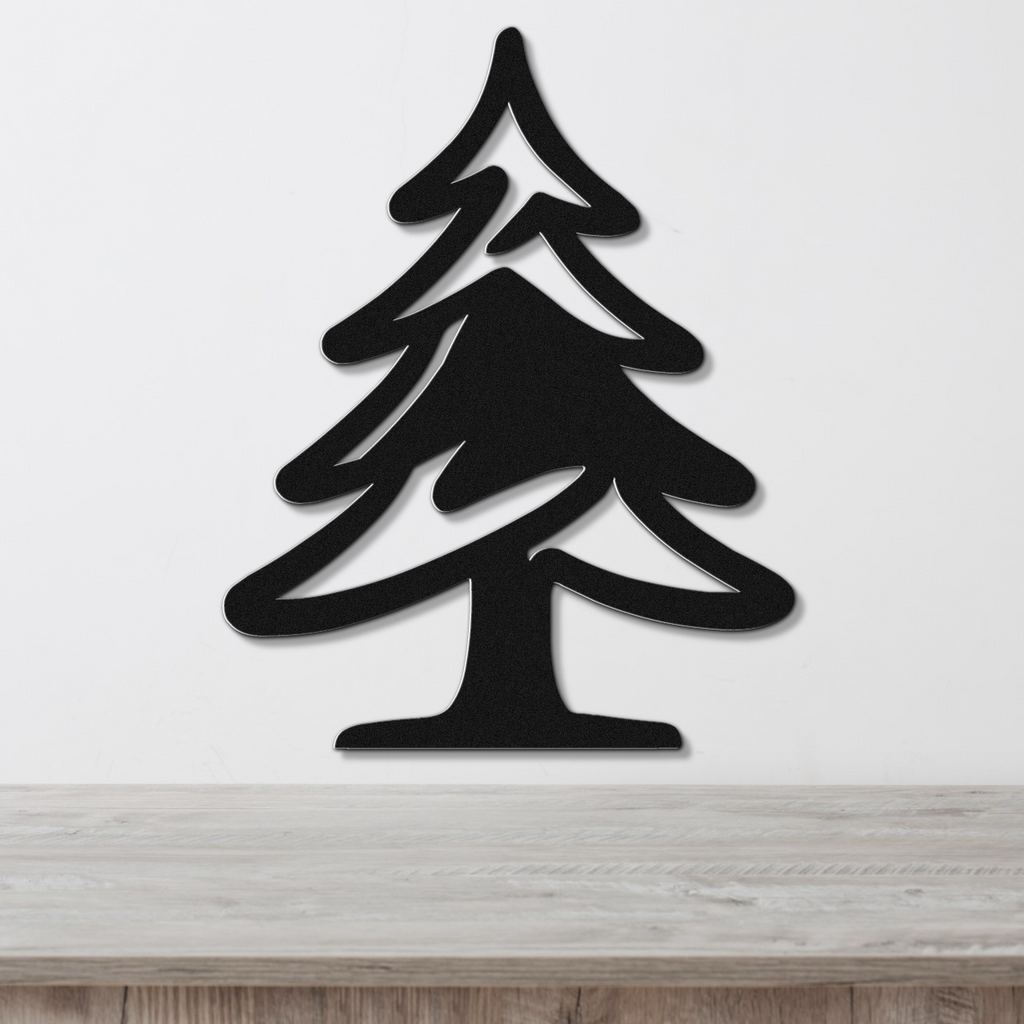 Pine Tree Metal Wall Art