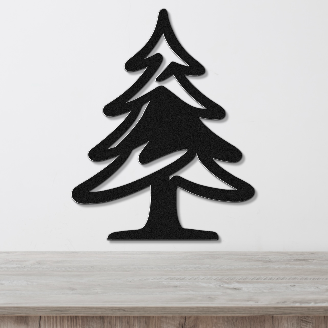 Pine Tree Metal Wall Art