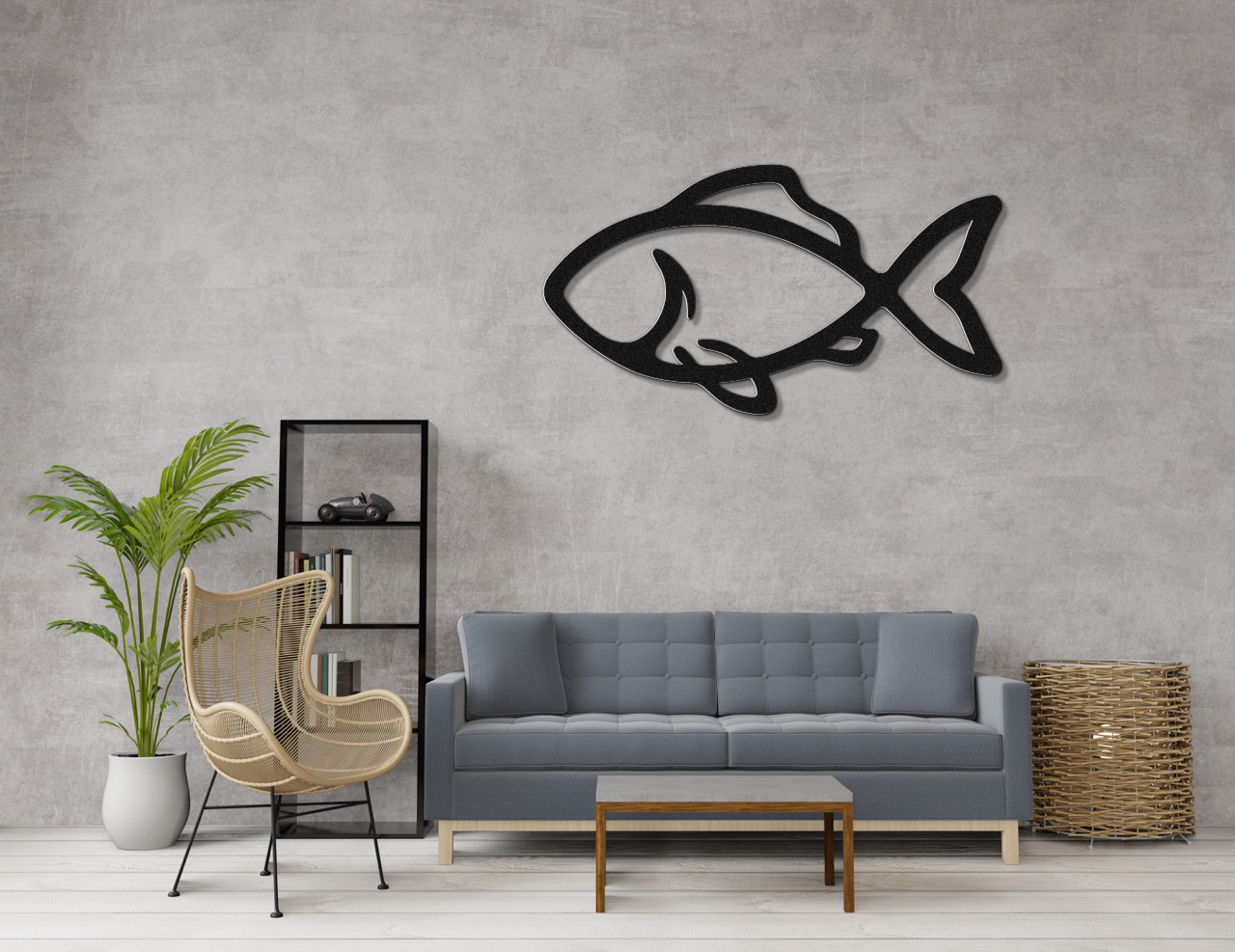 Fish Metal Wall Art