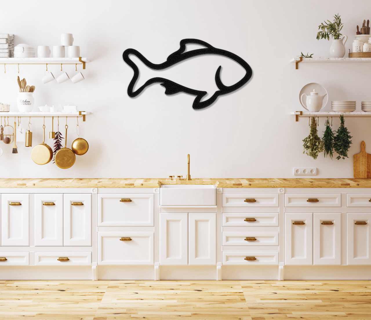 Fish Metal Wall Art