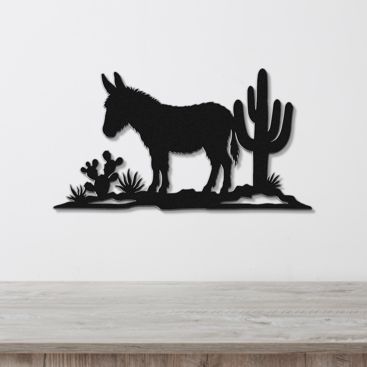 Burro Metal Wall Art