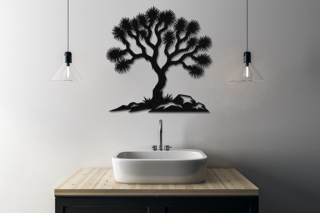 Joshua Tree Silhouette Metal Wall Art