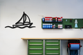 Sailboat Metal Wall Art