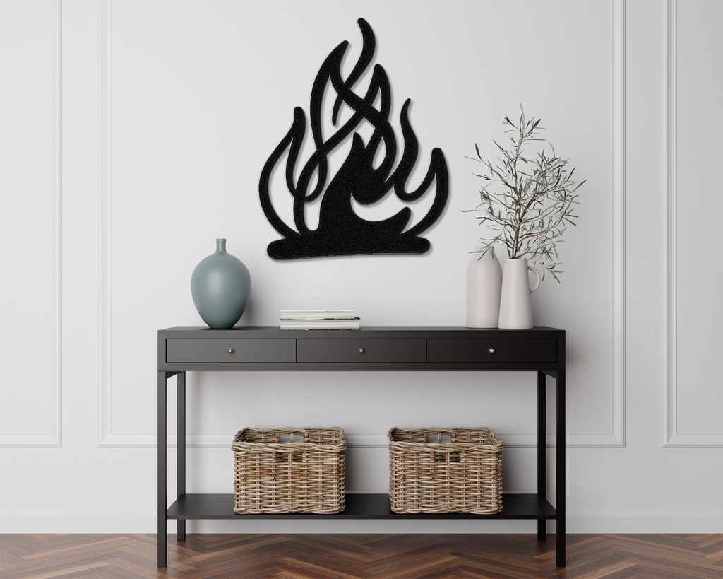 Campfire Metal Wall Art
