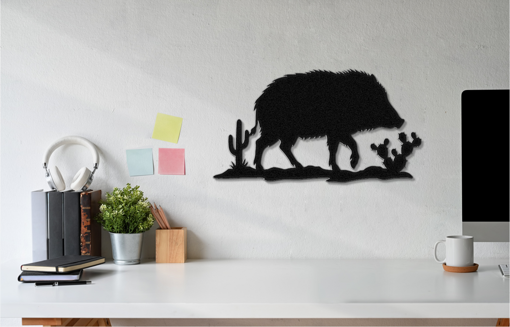 Javelina Metal Wall Art