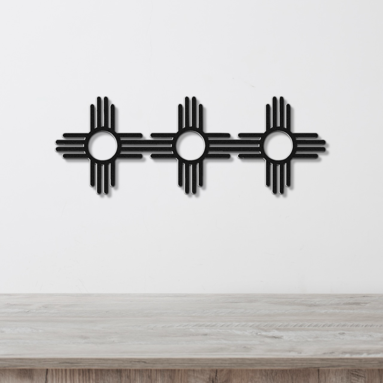 Zia Sun Symbol Trio Metal Wall Art