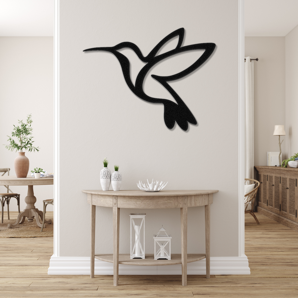 Hummingbird Metal Wall Art