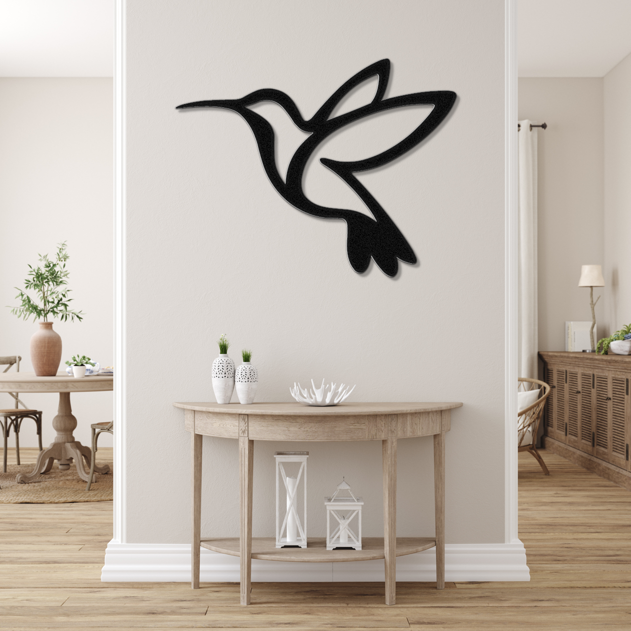 Hummingbird Metal Wall Art