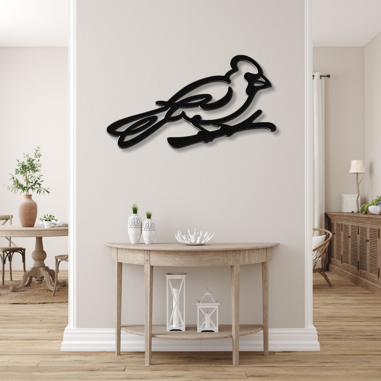 Cardinal Metal Wall Art