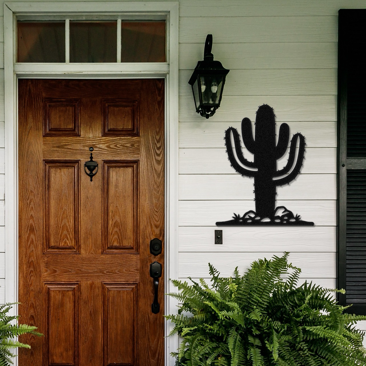 Saguaro Cactus Metal Wall Art