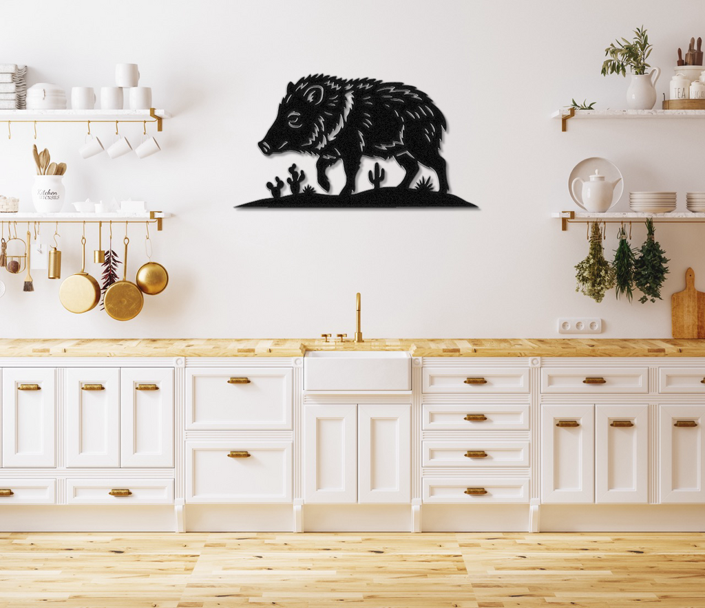Javelina Metal Wall Art