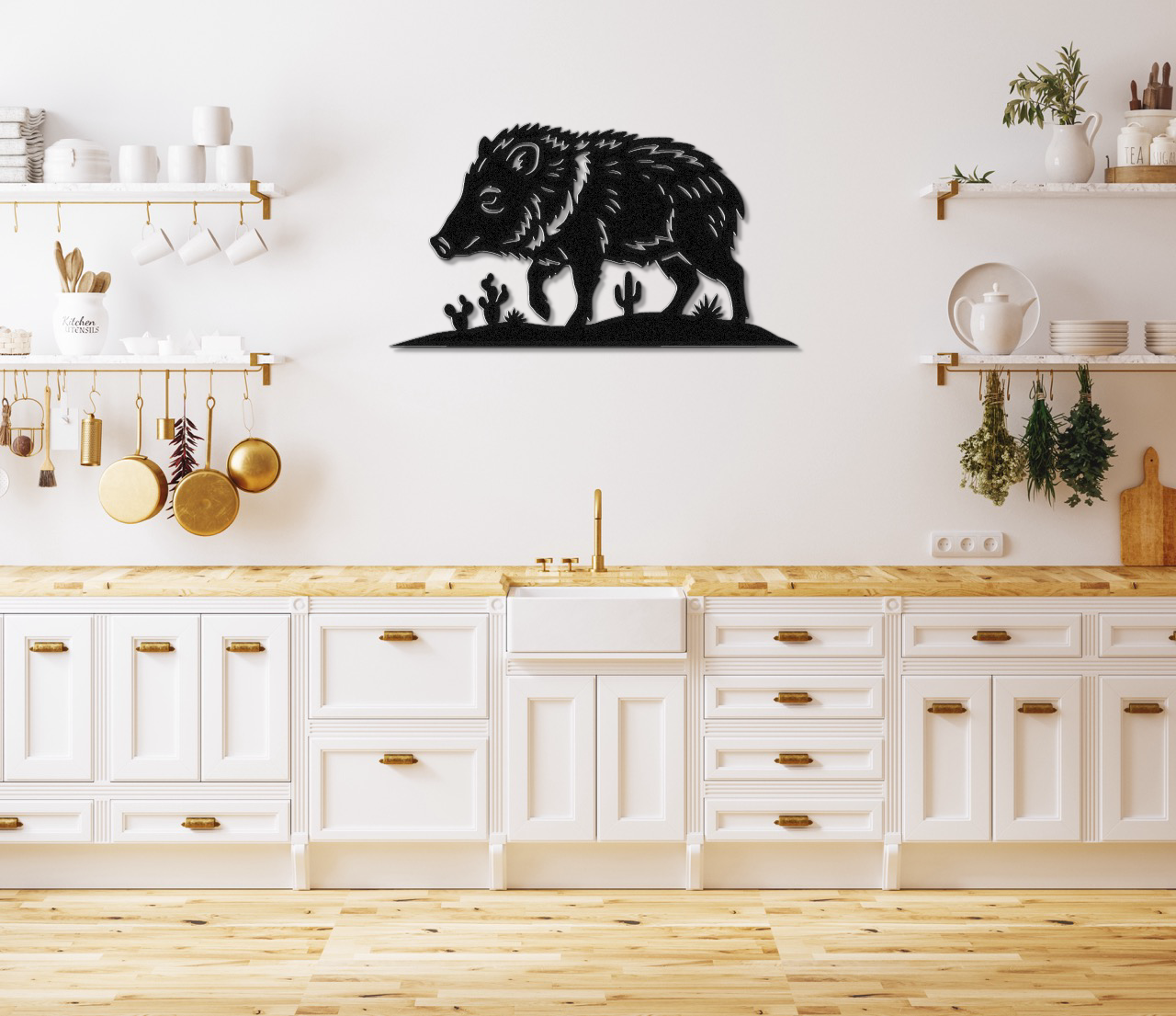 Javelina Metal Wall Art