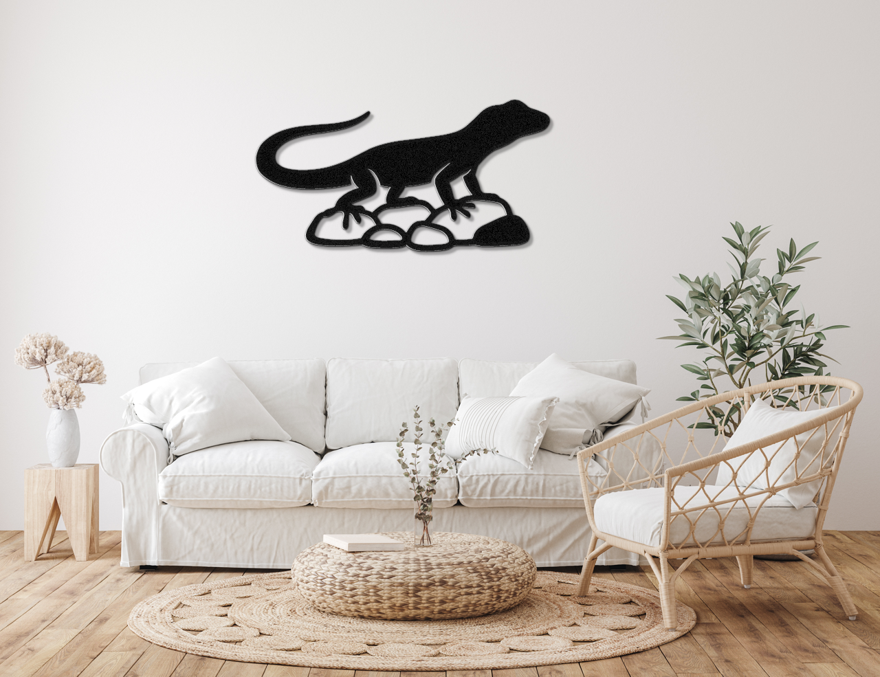 Lizard Metal Wall Art